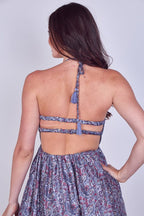 Boho Paisley Halterneck Maxi Dress - Dresses - British D'sire