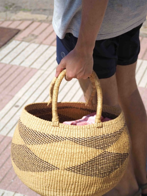 Bolo Basket with Diamond Pattern