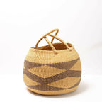 Bolo Basket with Diamond Pattern - basket - British D'sire