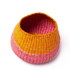 Bolo Colour Block Baskets (Navy/Pink/Orange) - basket - British D'sire