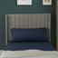 Bolster Support Pillow Pillowcase Plain Dyed Pillow Linen Easy Care - Double 4FT6inch - Navy - British D'sire