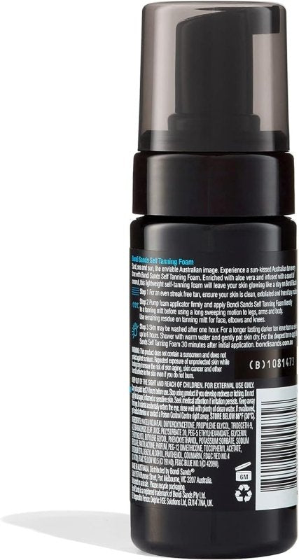 Bondi Sands Dark Self-Tanning Foam | Lightweight, Buildable Formula Gives a Deep Bronzed Glow for a Flawless Finish, Enriched with Aloe Vera, Vegan + Cruelty Free, Coconut Scent | 100 mL/3.3 Oz - British D'sire