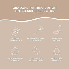 Bondi Sands Gradual Tanning Lotion - Skin Perfector 150mL |Gradual Tan | Suitable for Sensitive Skin | Vegan + Cruelty Free | 150ml/5.07 Fl Oz - British D'sire