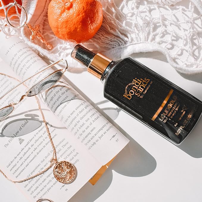 Gold Tanning Dry Oil | No Wash Off Formula Gives Skin a Long-Lasting Golden Tan, Enriched with Argan Oil , Coconut Scent | 150 mL/5.07 Oz Secondary image