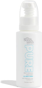Bondi Sands PURE Self-Tanning Face Mist | Hydrating Lightweight Formula Gives a Natural Golden Glow, Enriched with Hyaluronic Acid, Vitamin C, and Vitamin E, Vegan + Cruelty Free | 70 mL/2.36 Oz - British D'sire