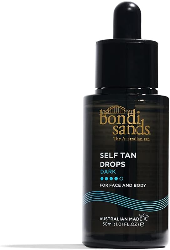 Bondi Sands Self Tan Drops - Dark 30mL | Customisable Glow | Suitable for Sensitive Skin | Vegan + Cruelty Free |30ml/1.01 FL OZ - British D'sire