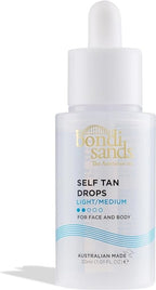 Bondi Sands Self Tan Drops - Light/Medium 30mL | Customisable Glow | Suitable for Sensitive Skin | Vegan + Cruelty Free|30ml/1.01 FL OZ - British D'sire
