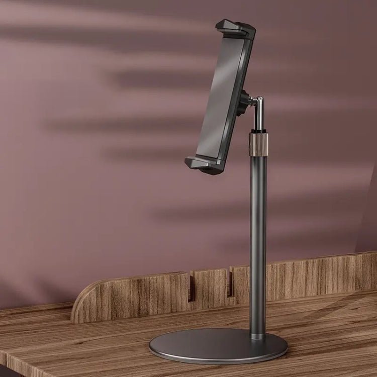 Boneruy P21 Lifting Adjustable Rotating Phone Tablet Desktop Holder(Black) - British D'sire Main image