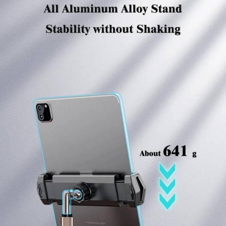 Boneruy P21 Lifting Adjustable Rotating Phone Tablet Desktop Holder(White) - British D'sire