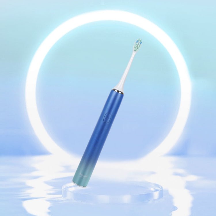 VITRAX - Boorui BR-X7 Smart USB Electric Adults Toothbrush Gradient Oral Hygiene Ultrasonic Toothbrush(Blue) Secondary image