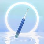 Boorui BR - X7 Smart USB Electric Adults Toothbrush Gradient Oral Hygiene Ultrasonic Toothbrush(Blue) - British D'sire