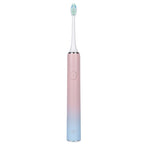 Boorui BR - X7 Smart USB Electric Adults Toothbrush Gradient Oral Hygiene Ultrasonic Toothbrush(Pink) - British D'sire