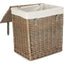 Boutique Antique Wash Storage Laundry Basket With Lining - Laundry Baskets - British D'sire