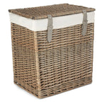 Boutique Antique Wash Storage Laundry Basket With Lining - Laundry Baskets - British D'sire