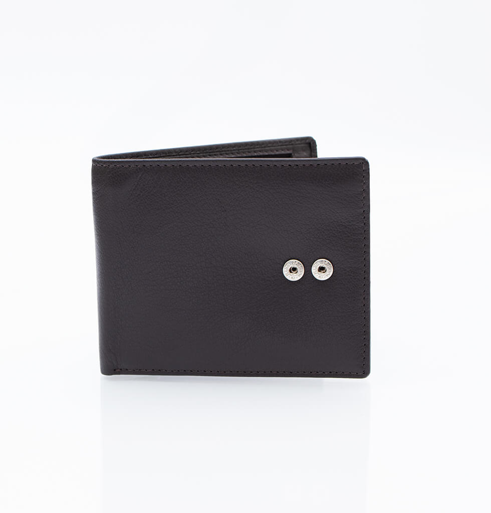 Ascort Men's Luxury Leather Trifold Wallet - 72781