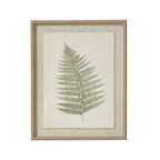Bracken Art On Texture-Torn Paper With Beaded Frame - Wall Art & Signs - British D'sire