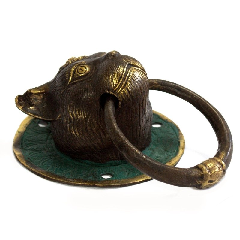 Brass Door Knocker - Cats Head - Door Knockers - British D'sire
