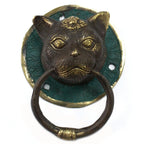 Brass Door Knocker - Cats Head - Door Knockers - British D'sire