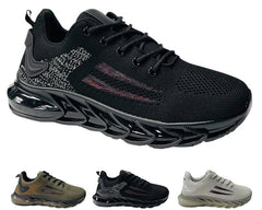 Breathable Knit Sports Lace Up Trainers - Trainers - British D'sire