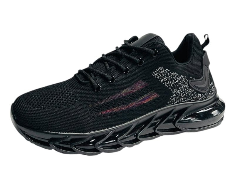 Breathable Knit Sports Lace Up Trainers - Trainers - British D'sire
