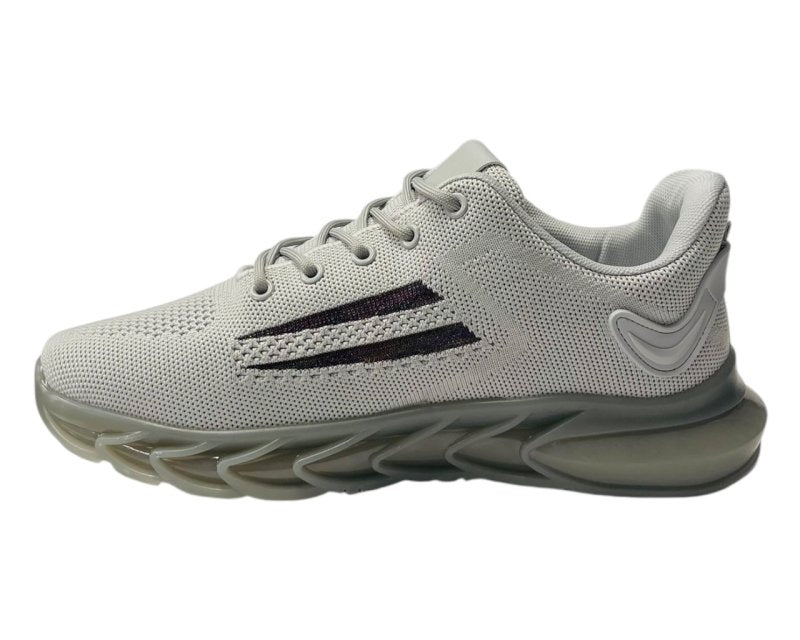Breathable Knit Sports Lace Up Trainers - Trainers - British D'sire