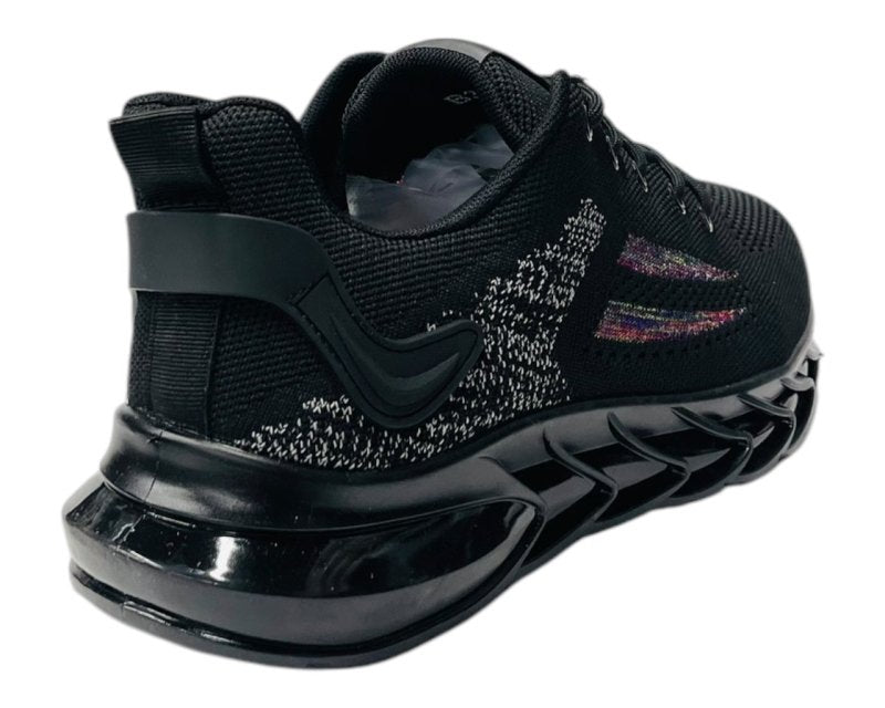 Breathable Knit Sports Lace Up Trainers - Trainers - British D'sire