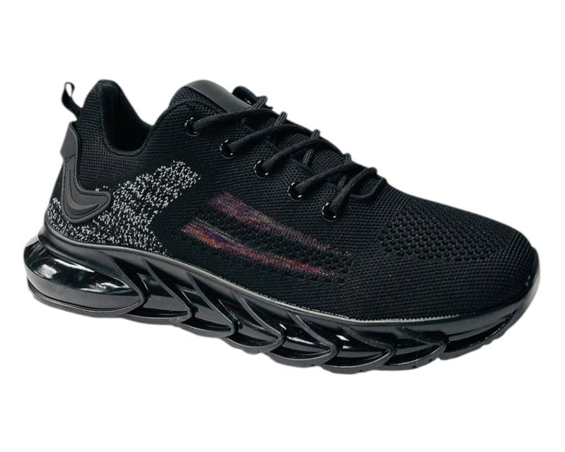 Breathable Knit Sports Lace Up Trainers - Trainers - British D'sire