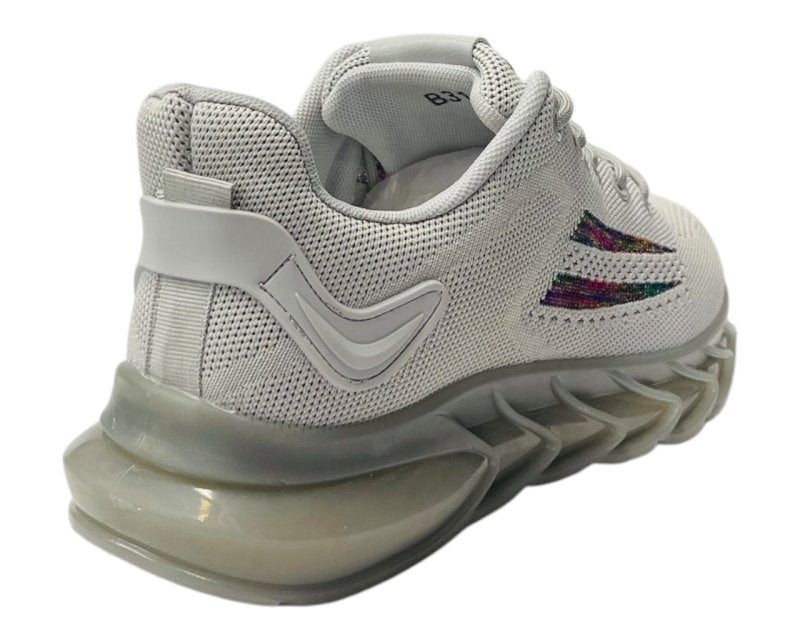Breathable Knit Sports Lace Up Trainers - Trainers - British D'sire