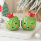 Brussels Sprout Salt and Pepper Shakers - Condiment Shaker - British D'sire