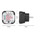 BSIDE AST01 Plug Power Tester Electrical Socket Detector EU Plug - British D'sire