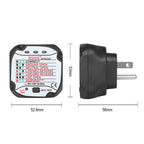 BSIDE AST01 Plug Power Tester Electrical Socket Detector US Plug - British D'sire
