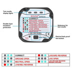 BSIDE AST01 Plug Power Tester Electrical Socket Detector US Plug - British D'sire