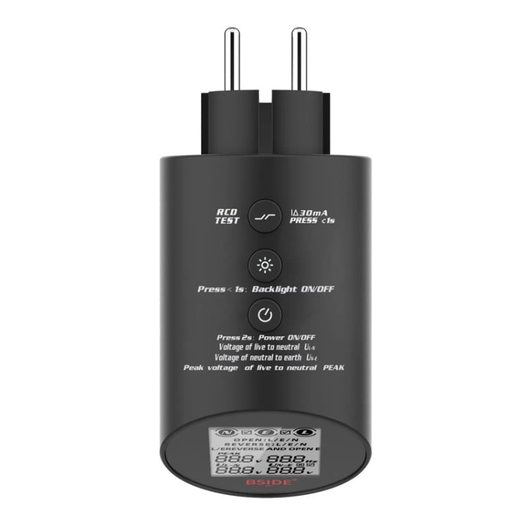 BSIDE ASTS Circuit Analyzer Plug Power Tester EU Plug - British D'sire Main image