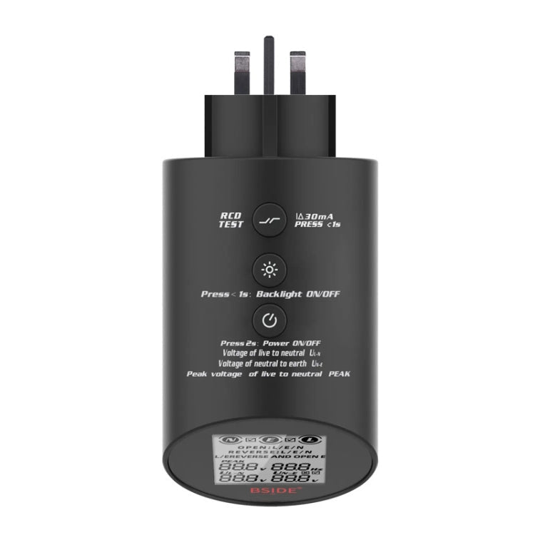 BSIDE ASTS Circuit Analyzer Plug Power Tester UK Plug - British D'sire Main image