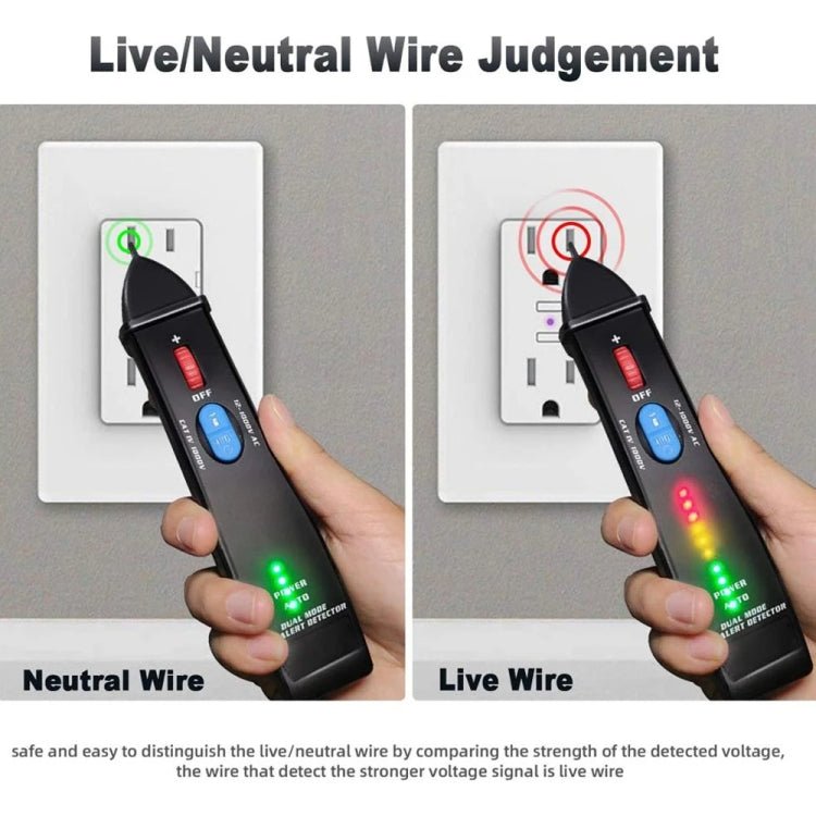 BSIDE AVD07 Smart Dual Mode Electric Pen Non - Contact Break - Point Sensing AC Voltage Tester - British D'sire