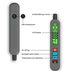 BSIDE G1 Portable Rechargeable Combustible Gas Detector - British D'sire