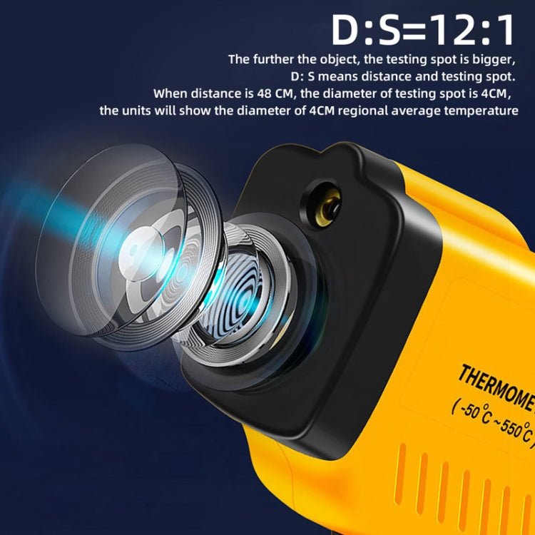 BSIDE H1 550 Degree Celsius Infrared Thermometer Handheld Non - Contact Thermometer - British D'sire