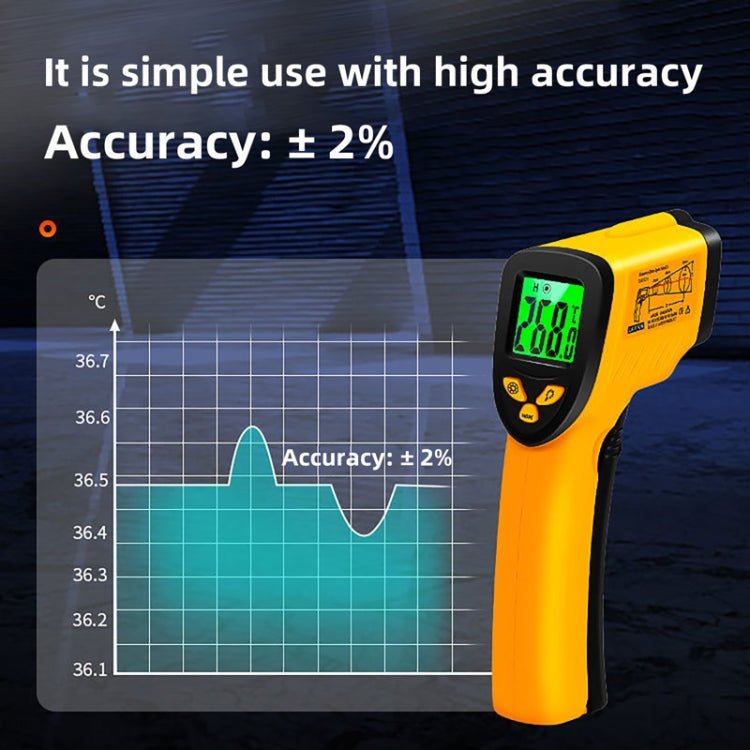 BSIDE H1 550 Degree Celsius Infrared Thermometer Handheld Non - Contact Thermometer - British D'sire