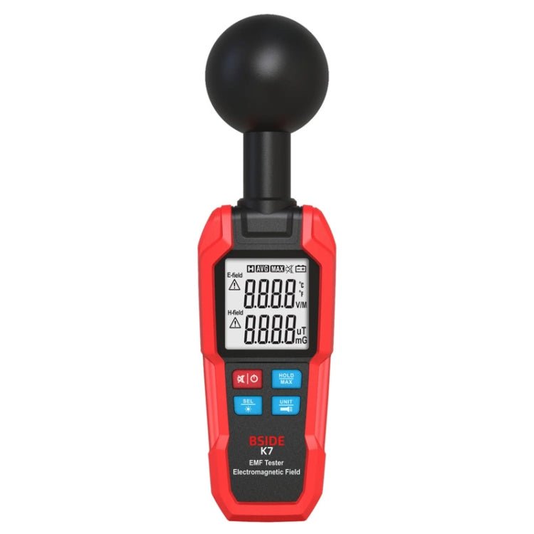 BSIDE K7 Handheld Electromagnetic Radiation Detector Electromagnetic Wave Tester - British D'sire Main image