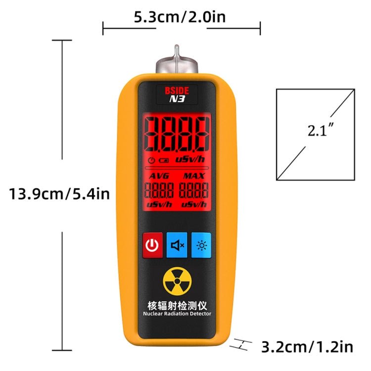 BSIDE N3 Handheld Home Nuclear Radiation Detector Secondary image