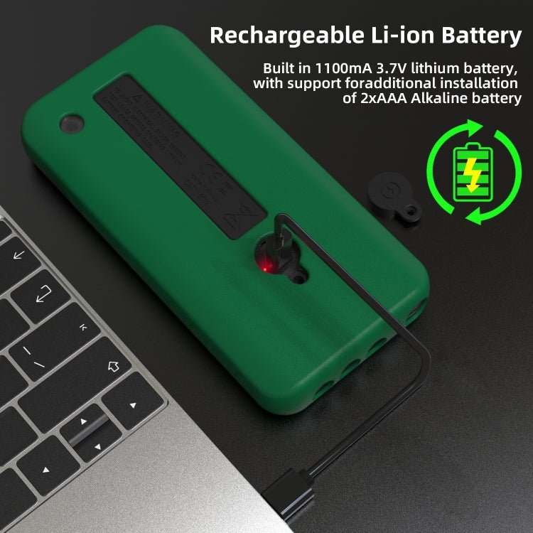 BSIDE S30 Smart Color Screen Infrared Temperature Measurement Multimeter(Green) - British D'sire