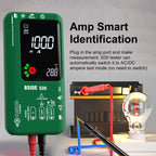 BSIDE S30 Smart Color Screen Infrared Temperature Measurement Multimeter(Red) - British D'sire