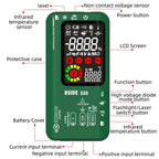 BSIDE S30 Smart Color Screen Infrared Temperature Measurement Multimeter(Red) - British D'sire