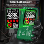 BSIDE S30 Smart Color Screen Infrared Temperature Measurement Multimeter(Red) - British D'sire