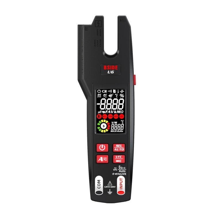 BSIDE U6 AC/DC Clamp - on Infrared Temperature Measurement Multimeter - British D'sire Main image