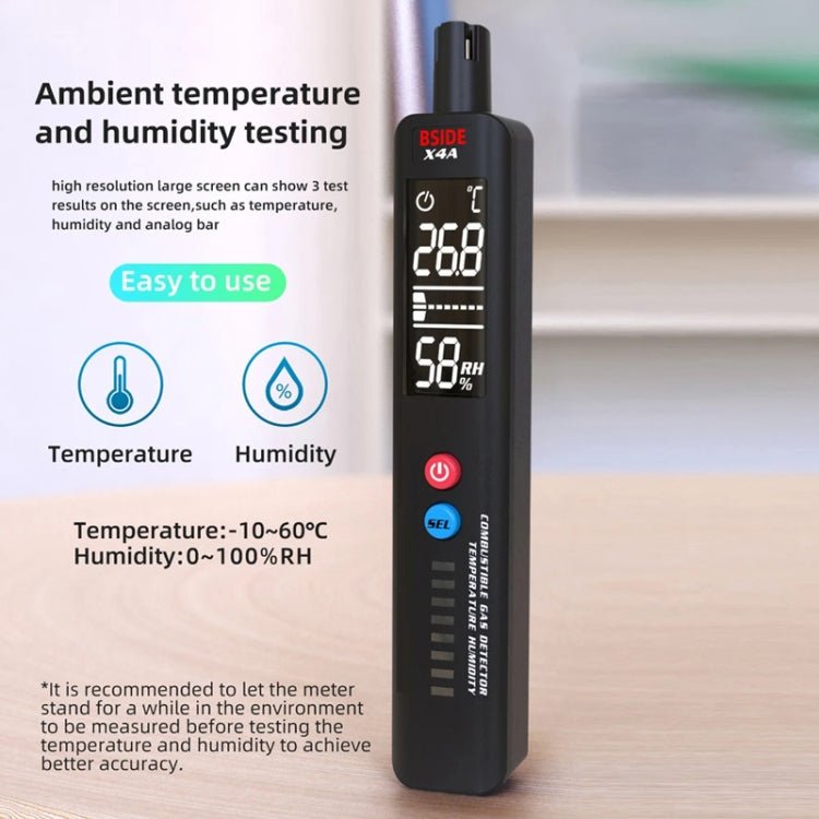 BSIDE X4A Portable Combustible Gas Detector Gas Leakage Alarm - British D'sire