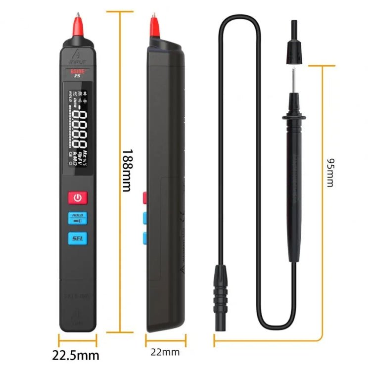BSIDE Z5 Smart Pen Multimeter Backlight LCD 6000 Counts Auto Voltage Detector Secondary image
