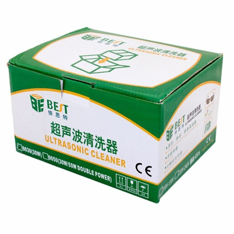 BST - 9050 0.5L 220V Digital Display Mini Ultrasonic Cleaner - British D'sire