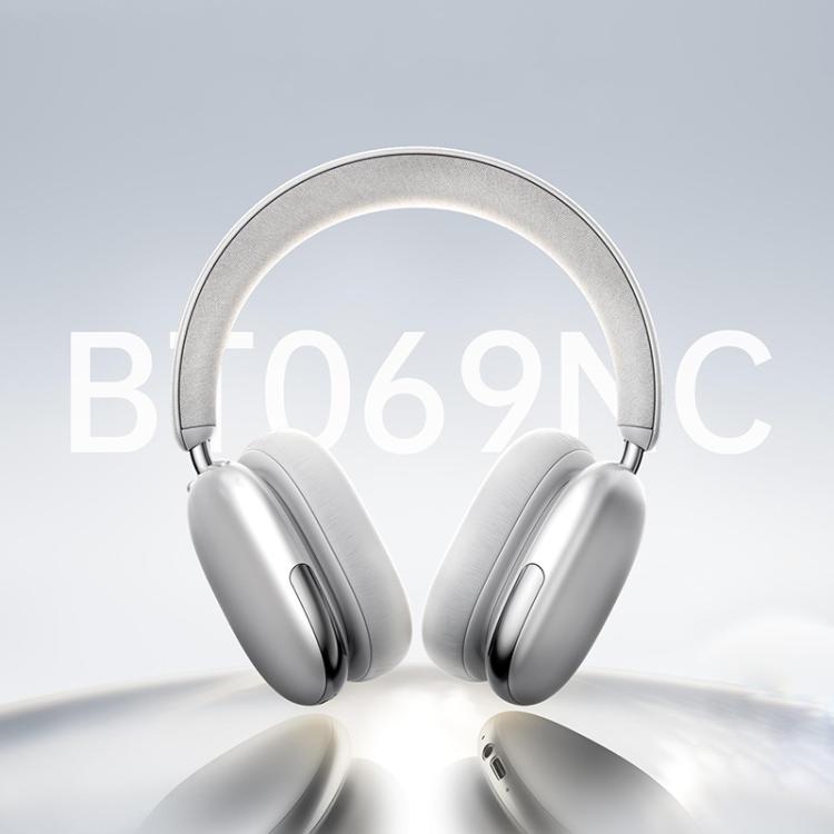 BT069NC BT5.4 Wireless Stereo ANC Headphones(Black) Secondary image