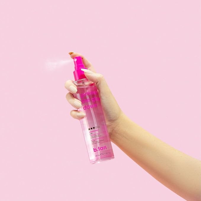 b.tan Facial Self Tanner Mist | Gimme The Glow Down - Gradual Dark Rosewater Mist, Vegan, Cruelty Free, 6.7 Fl Oz Secondary image